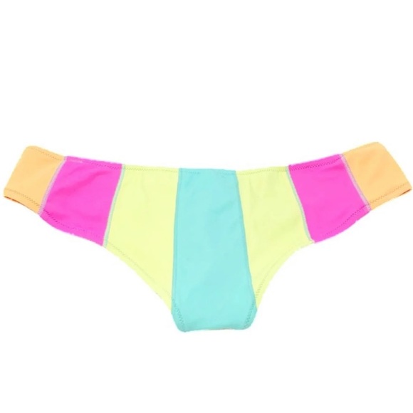 💎Victoria’s Secret Cheeky Neon Colorblock Bikini Bottoms - Picture 3 of 9